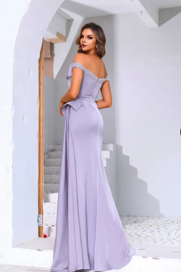 Vestido Strapless Off Shoulder