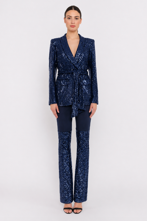 Conjunto Blazer y Pantalón de Lentejuela