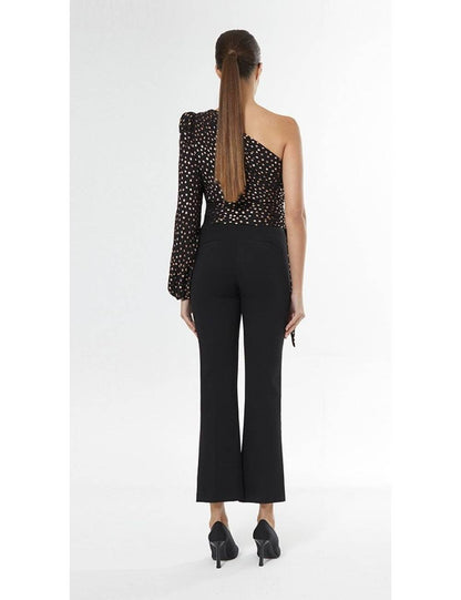 Top Asimetrico- 42 Negro