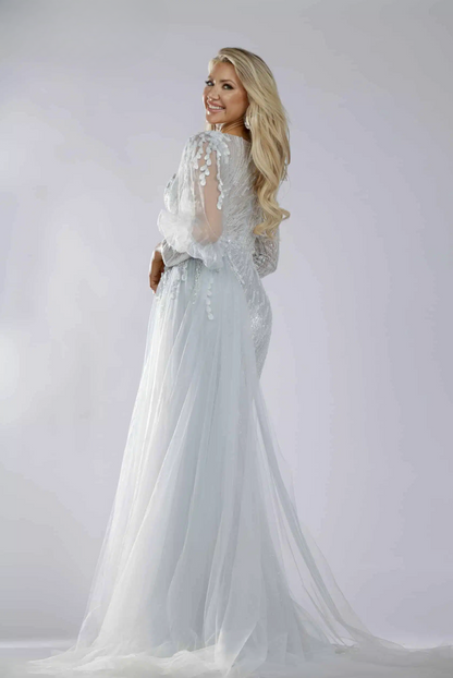 One side detachable train- 10 Ice Blue